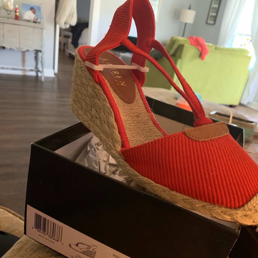 Ralph Lauren wedge sandals